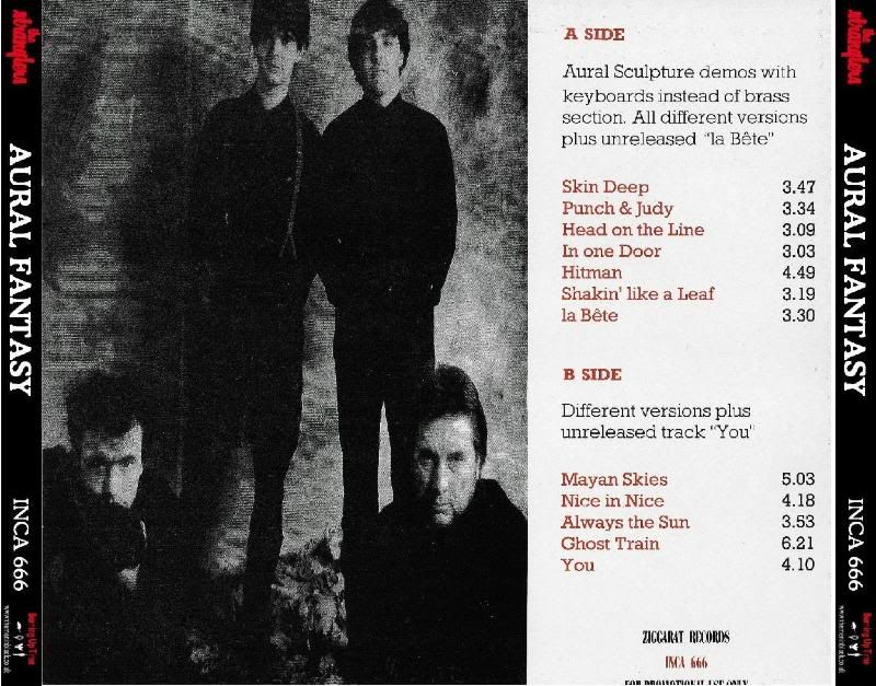 Aural Sculptors The Stranglers Live Aural Fantasy Aural Sculpturedreamtime Demos 9703